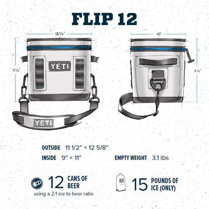 Portable Soft Cooler, 12 Cans Capacity