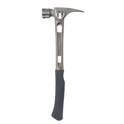 Titanium Hammer 15 oz With Milled Face And Curved Handle - Ti-Bone III