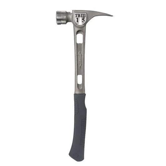 Titanium Hammer 15 oz With Milled Face And Curved Handle - Ti-Bone III