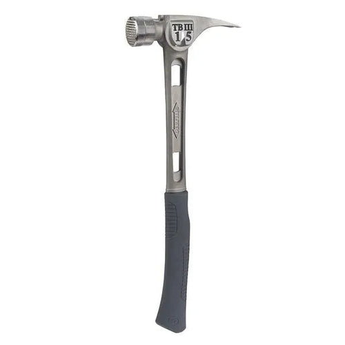 Titanium Hammer 15 oz With Milled Face And Curved Handle - Ti-Bone III