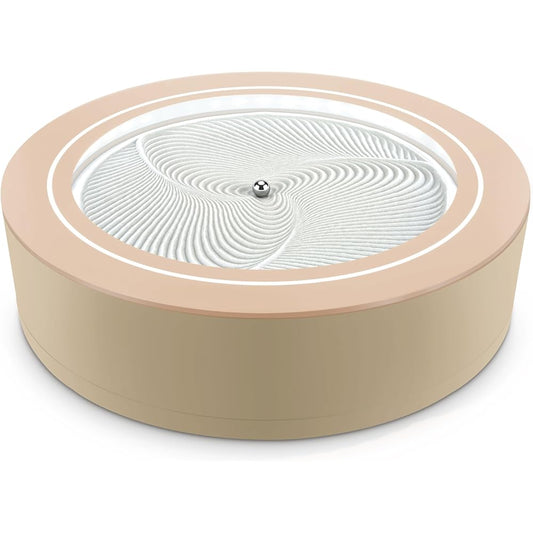 Homedics Drift Kinetic Sandscape Smart Meditation Table, 11-Inch, Nude