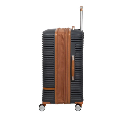 it luggage Hardside Expandable Checked Spinner Luggage 31 inch, Gray - Replicating