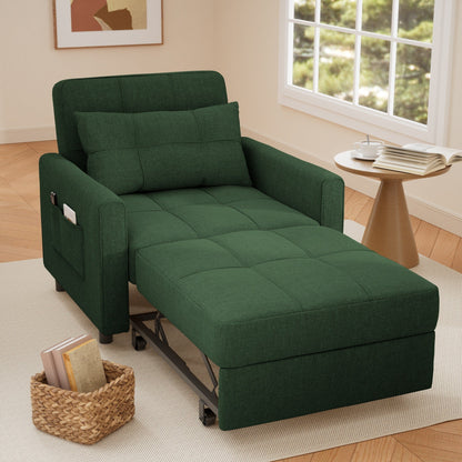 3-in-1 Adjustable Pull-Out Sleeper Sofa Bed With 330 Pounds Capacity