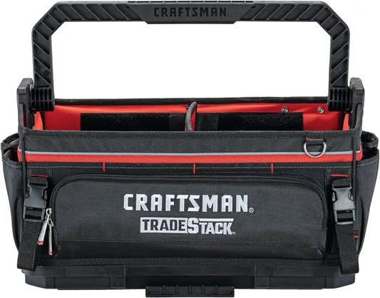 CRAFTSMAN TRADESTACK System Tool Bag, Waterproof, 1680D Fabric, 57 Pockets - CMST21451