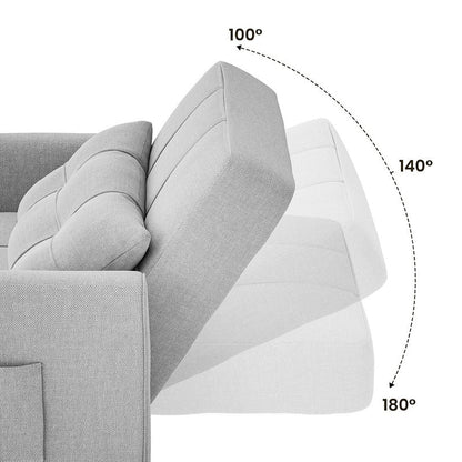 3-in-1 Adjustable Pull-Out Sleeper Sofa Bed With 330 Pounds Capacity
