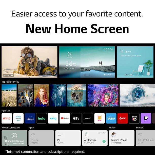 TCL 55in Class 4K Ultra HD 2160P Smart TV With HDR - UP7000