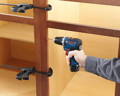 BOSCH 12V Max Cordless Drill/Driver And Impact Driver Combo Kit With 2 Batteries, Charger And Case - CLPK22-120