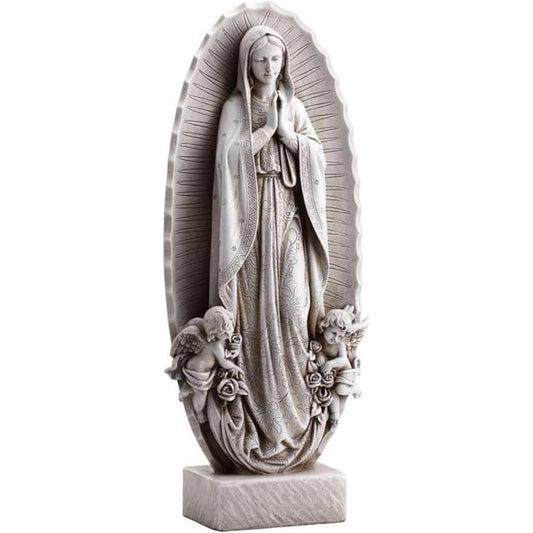 Avalon Gallery Our Lady Of Guadalupe Marian Garden Statue 22.5-Inch