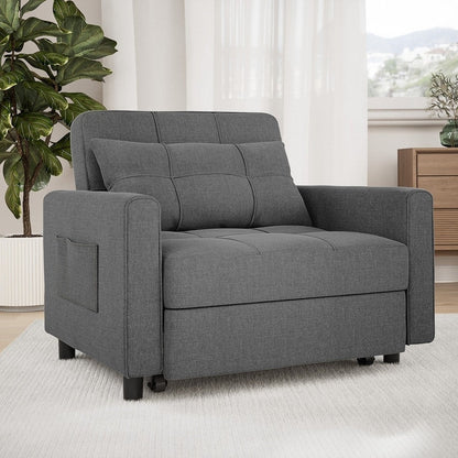 3-in-1 Adjustable Pull-Out Sleeper Sofa Bed With 330 Pounds Capacity