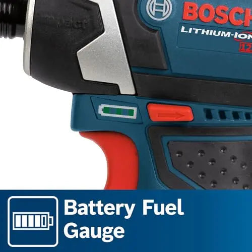 BOSCH 12V Max Cordless Drill/Driver And Impact Driver Combo Kit With 2 Batteries, Charger And Case - CLPK22-120