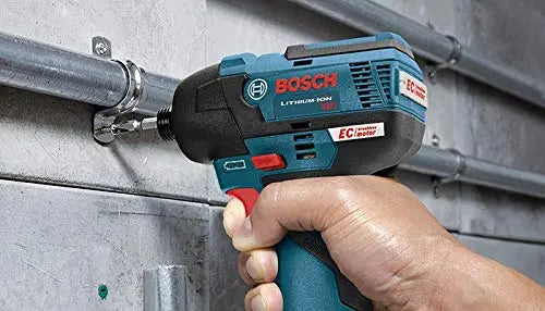BOSCH 12V Max Cordless Drill/Driver And Impact Driver Combo Kit With 2 Batteries, Charger And Case - CLPK22-120