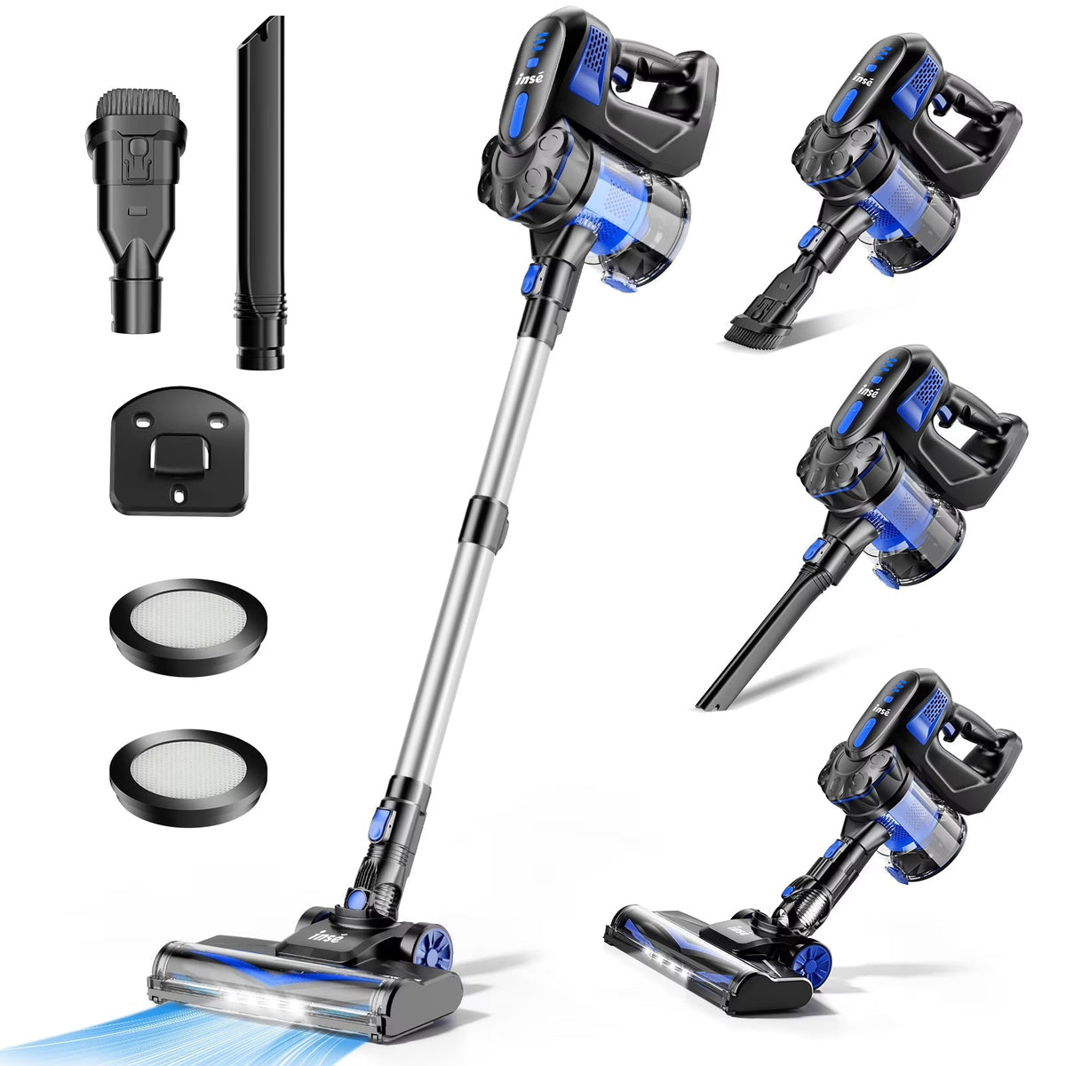 INSE 6-in-1 Cordless Stick Vacuum - V770