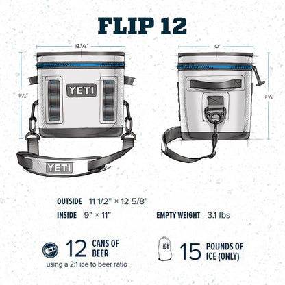 Portable Soft Cooler, 12 Cans Capacity